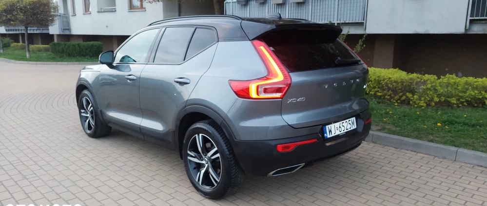 Volvo XC 40 cena 95500 przebieg: 209400, rok produkcji 2019 z Warszawa małe 781